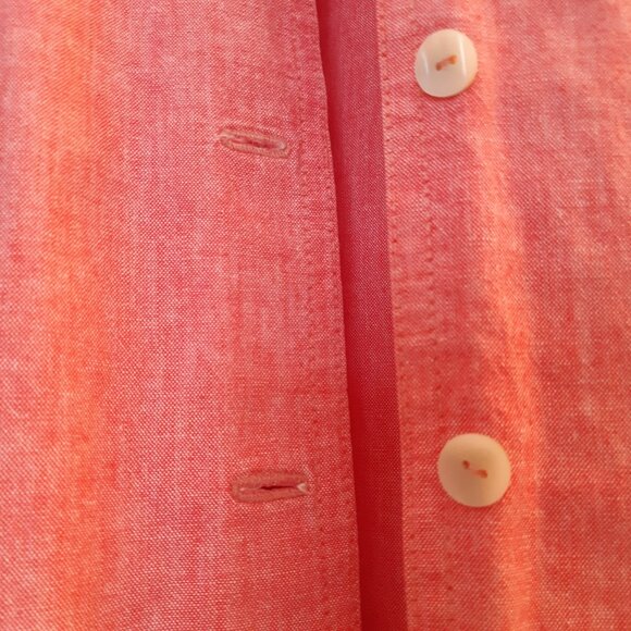 Tailor Made Salmon SZ L Women's Long Sleeve Button Up Shirt - Picture 5 of 10